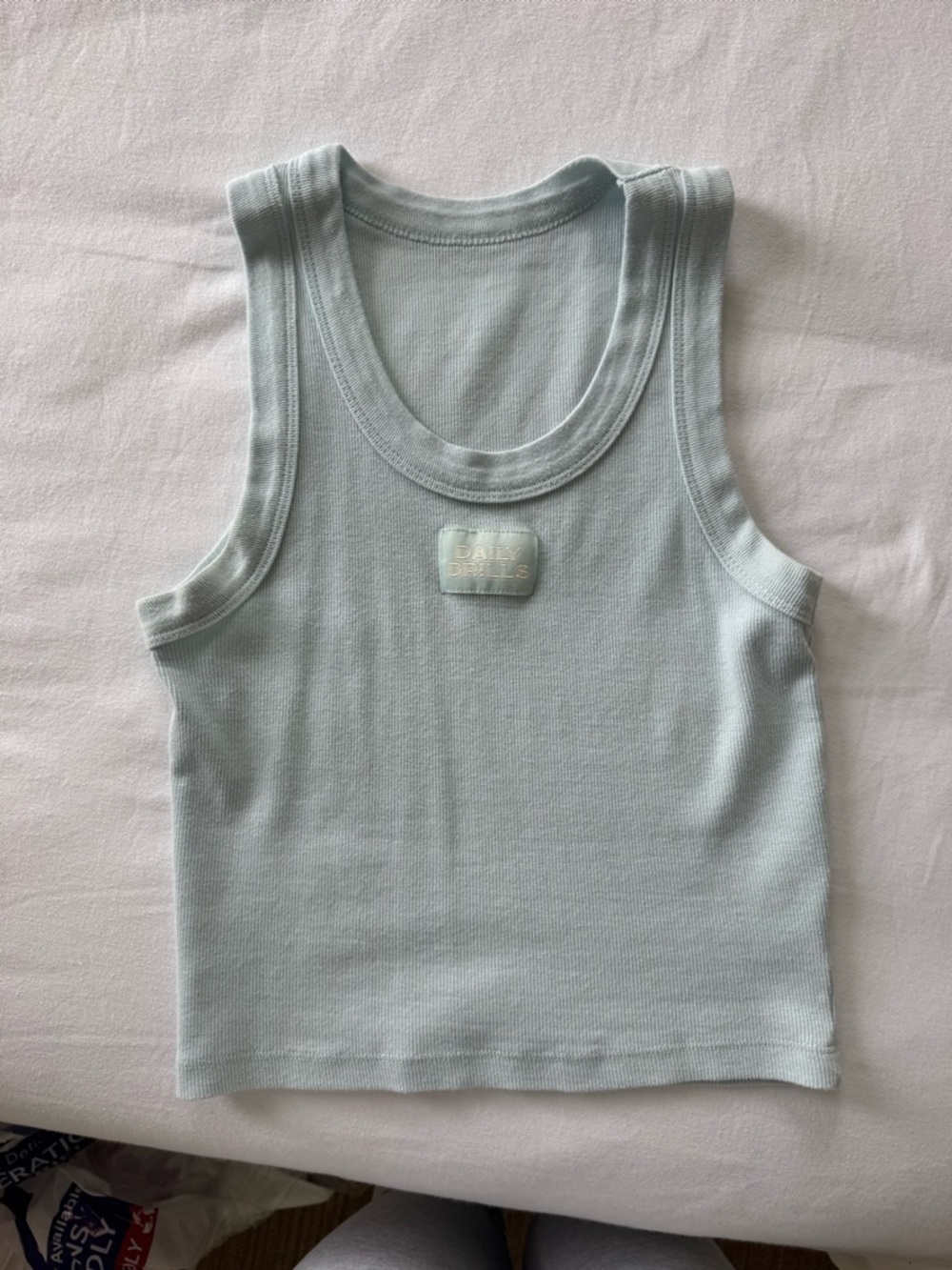 Daily Drills Logo Ribbed Tank
